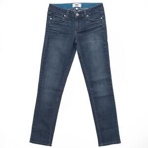 Paige Dark Wash Mid-Rise Skyline Skinny Jeans Size 26